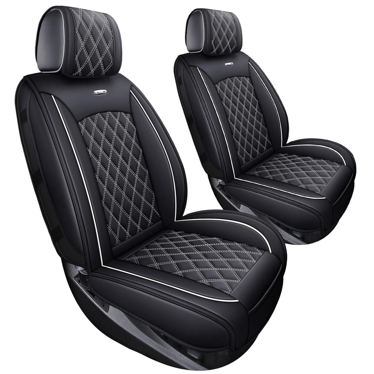 Aierxuan Leather Car Front Seat Covers for Silverado Sierra