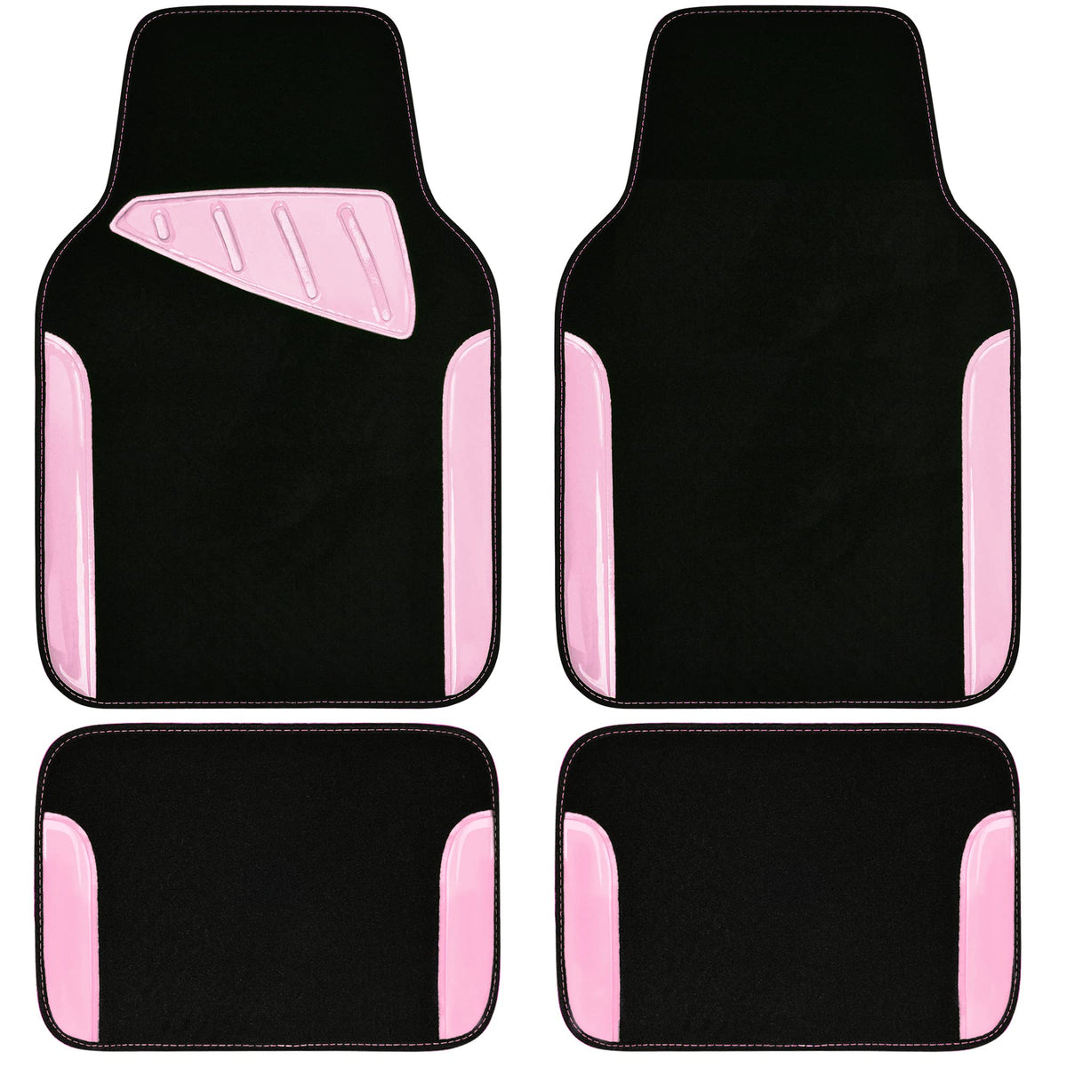 CAR PASS Jelly Waterproof Universal Fit Car Floor Mats