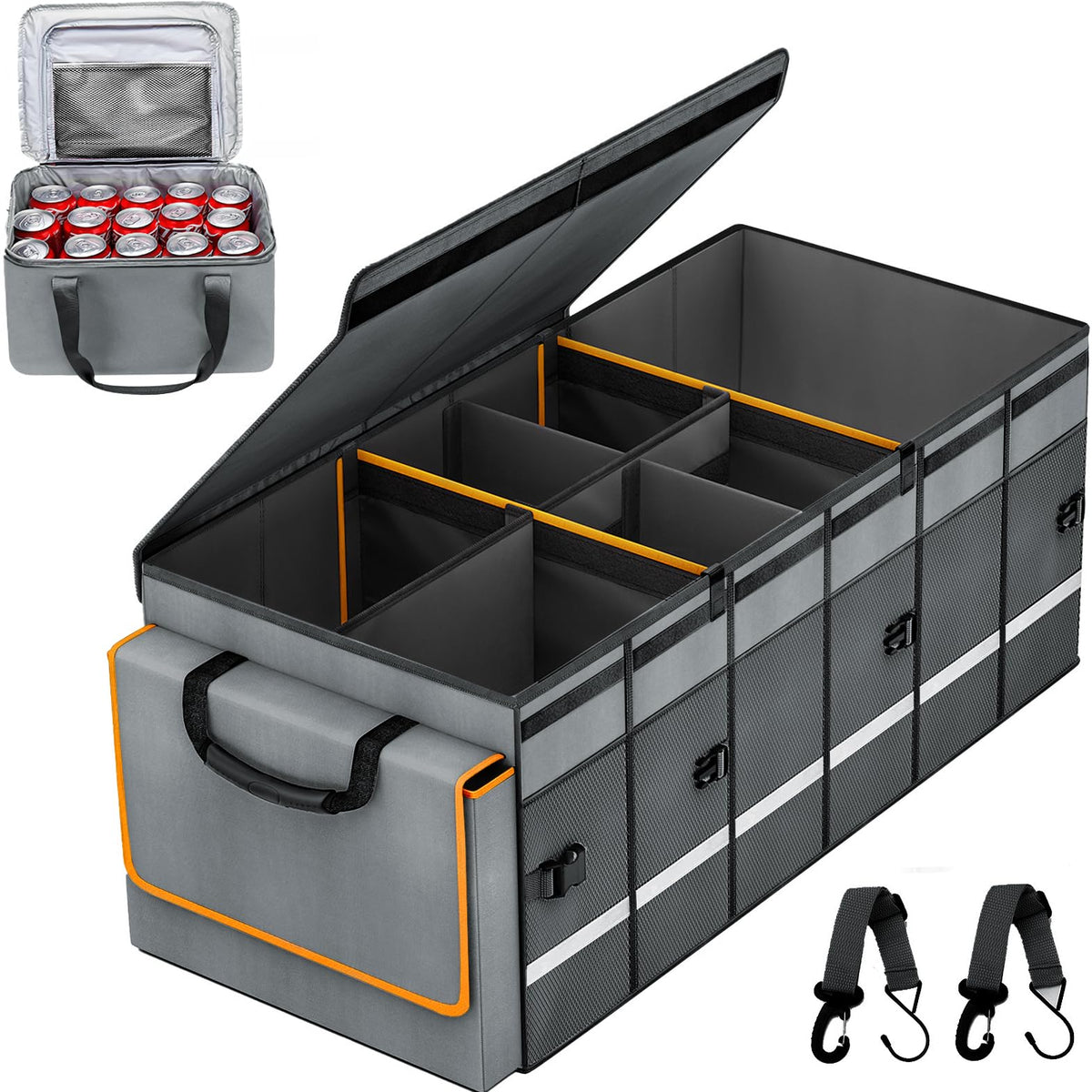 GDNasist Car Trunk Organizer and Storage for Car, SUV & Sedan