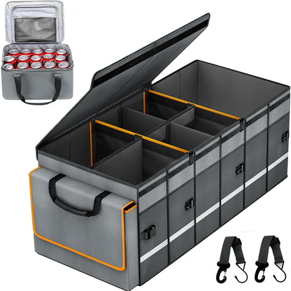 GDNasist Car Trunk Organizer and Storage for Car, SUV & Sedan