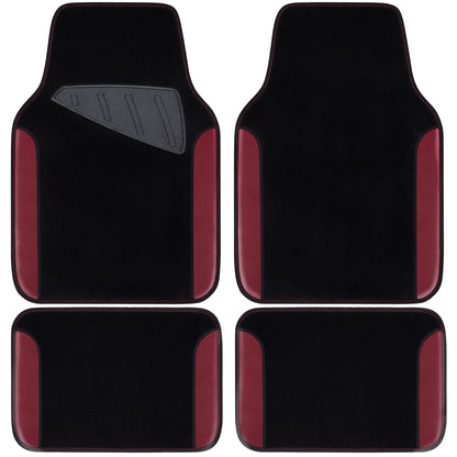 CAR PASS Jelly Waterproof Universal Fit Car Floor Mats
