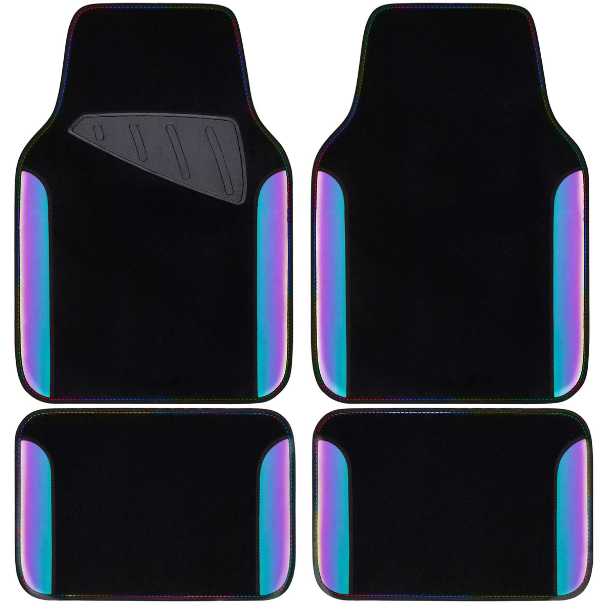 CAR PASS Jelly Waterproof Universal Fit Car Floor Mats