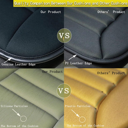 RaoRanDang Car Seat Cushion Pad for Home Use Car Driver Seat Office Chair Memory Foam Seat Cushion