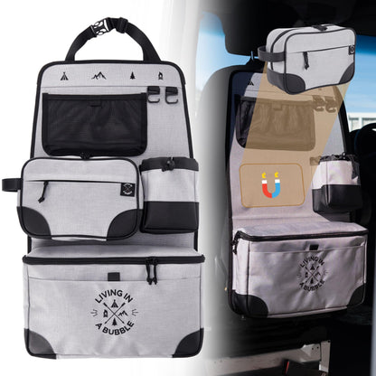 Living in a Bubble Premium Seat Back Organizer Storage for Campervans and Cars