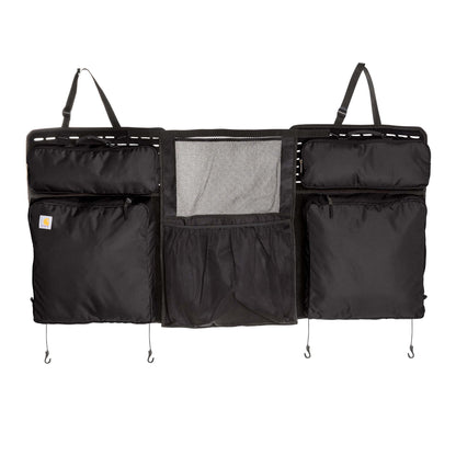Carhartt Universal Dual Seatback Organizer, Water-Repellent 600D Polyester, Adjustable Fit with Multiple Storage Pockets for Trucks, SUVs & Cars