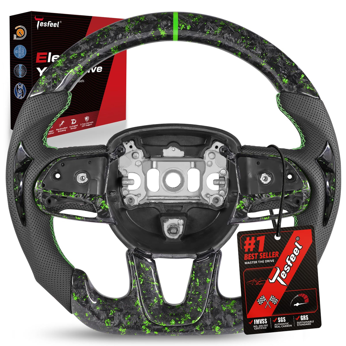 TESFEEL steering wheel for Dodge challenger