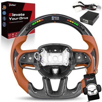 TESFEEL steering wheel for Dodge challenger