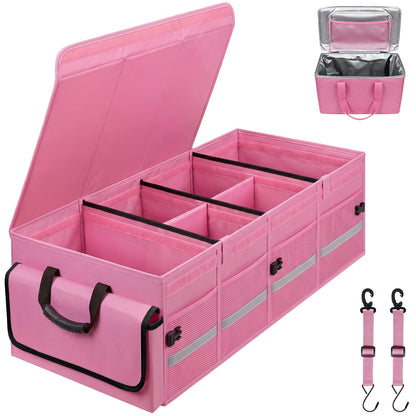 GDNasist Car Trunk Organizer and Storage for Car, SUV & Sedan