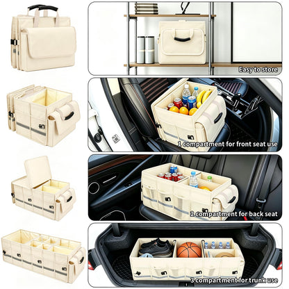 GDNasist Car Trunk Organizer and Storage for Car, SUV & Sedan