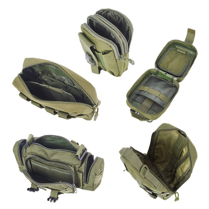 Universal Tactical Car Seat Back Organizer Bag Tactical Molle Vehicle Organizers Panel Vehicle Protector Organizers with 5 Detachable Pouches for Car Truck Ford Jeep