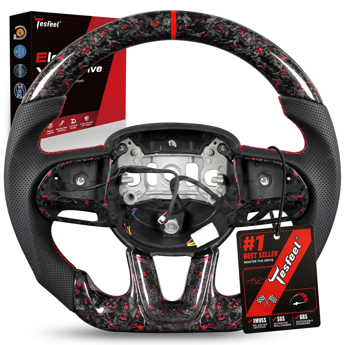 TESFEEL steering wheel for Dodge challenger