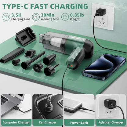 anyclea Cordless Handheld Car Vacuum Cleaner