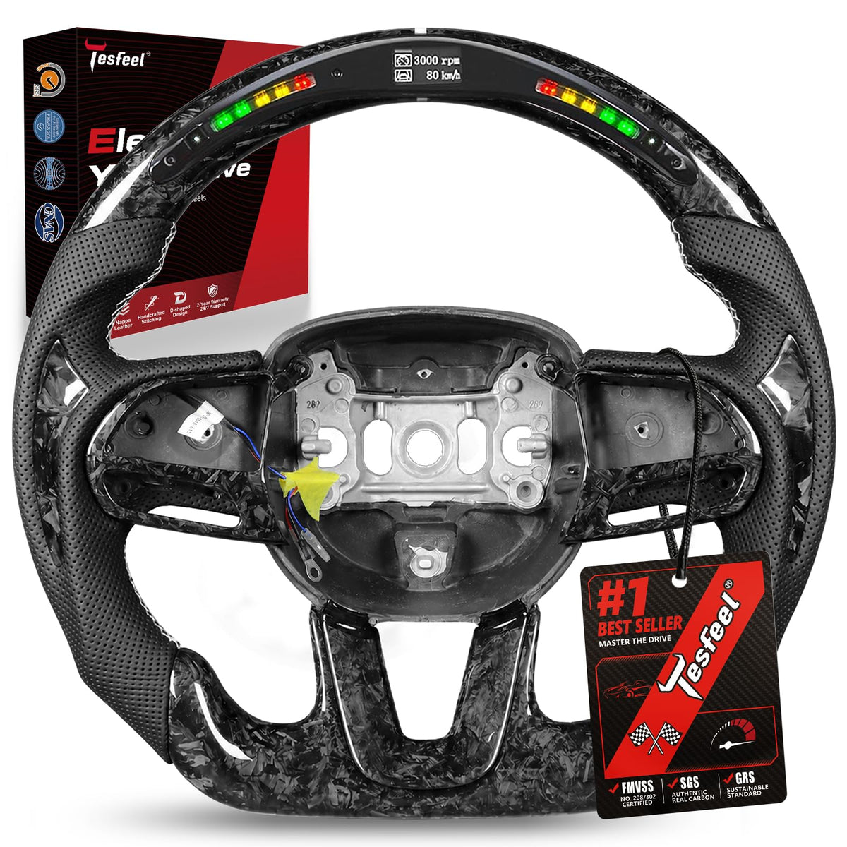 TESFEEL steering wheel for Dodge challenger