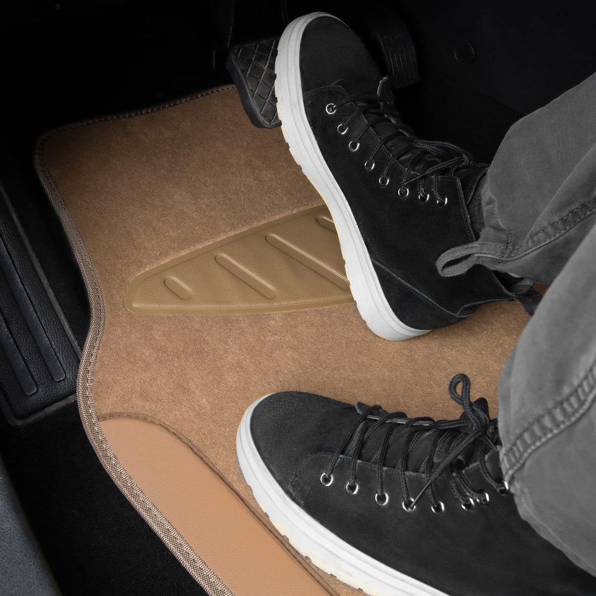 CAR PASS Jelly Waterproof Universal Fit Car Floor Mats