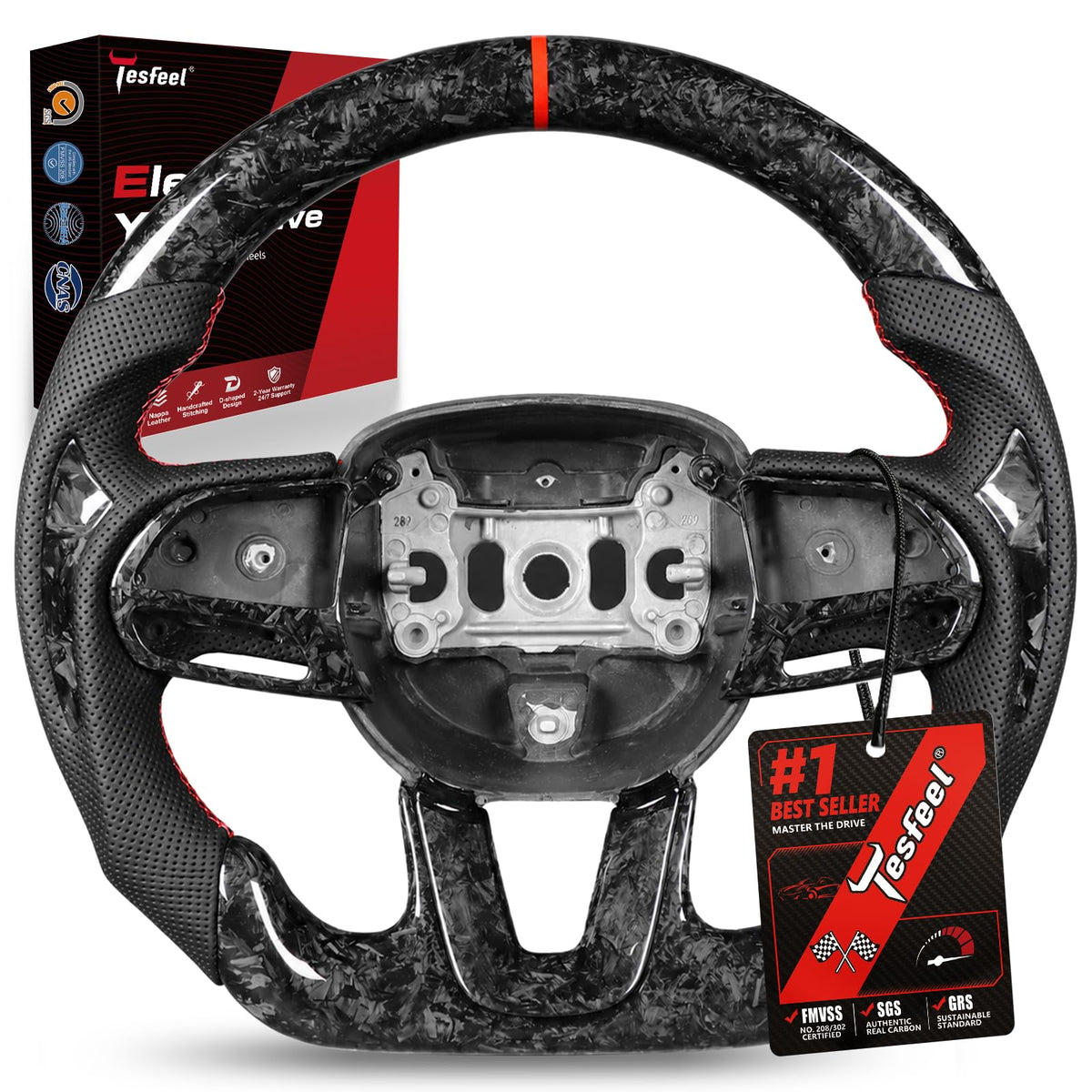 TESFEEL steering wheel for Dodge challenger