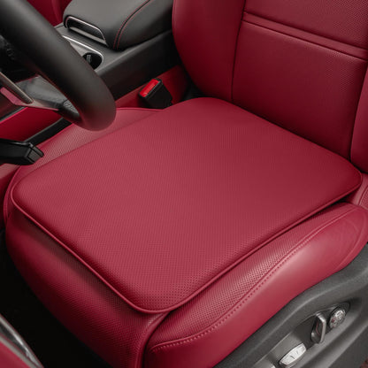 zenzenlife Car Seat Cushion – Breathable Nappa-Style Microfiber Leather & Premium Memory Foam, Non-Slip Seat Pad for Car/SUV/Truck/Office Chair,Lower Back & Hip Support