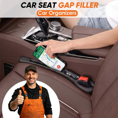 Zefirius Car Seat Gap Filler Organizer 2Pack