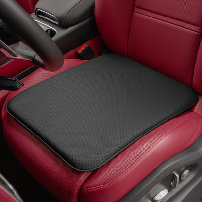 zenzenlife Car Seat Cushion – Breathable Nappa-Style Microfiber Leather & Premium Memory Foam, Non-Slip Seat Pad for Car/SUV/Truck/Office Chair,Lower Back & Hip Support