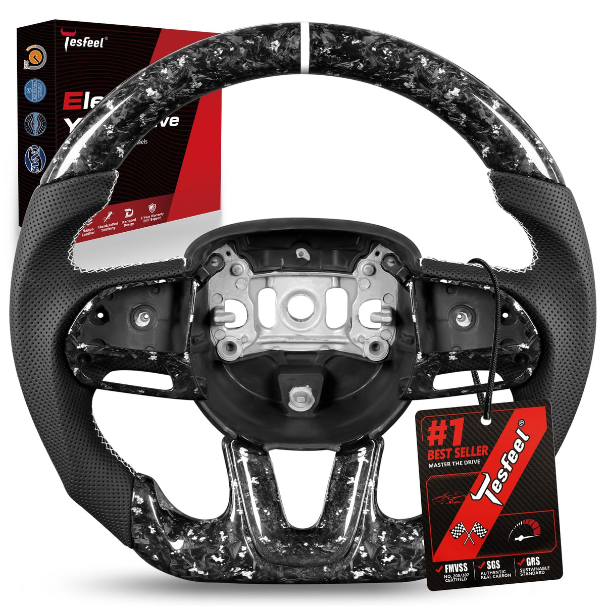 TESFEEL steering wheel for Dodge challenger