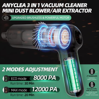 anyclea Cordless Handheld Car Vacuum Cleaner