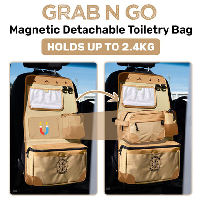 Living in a Bubble Premium Seat Back Organizer Storage for Campervans and Cars
