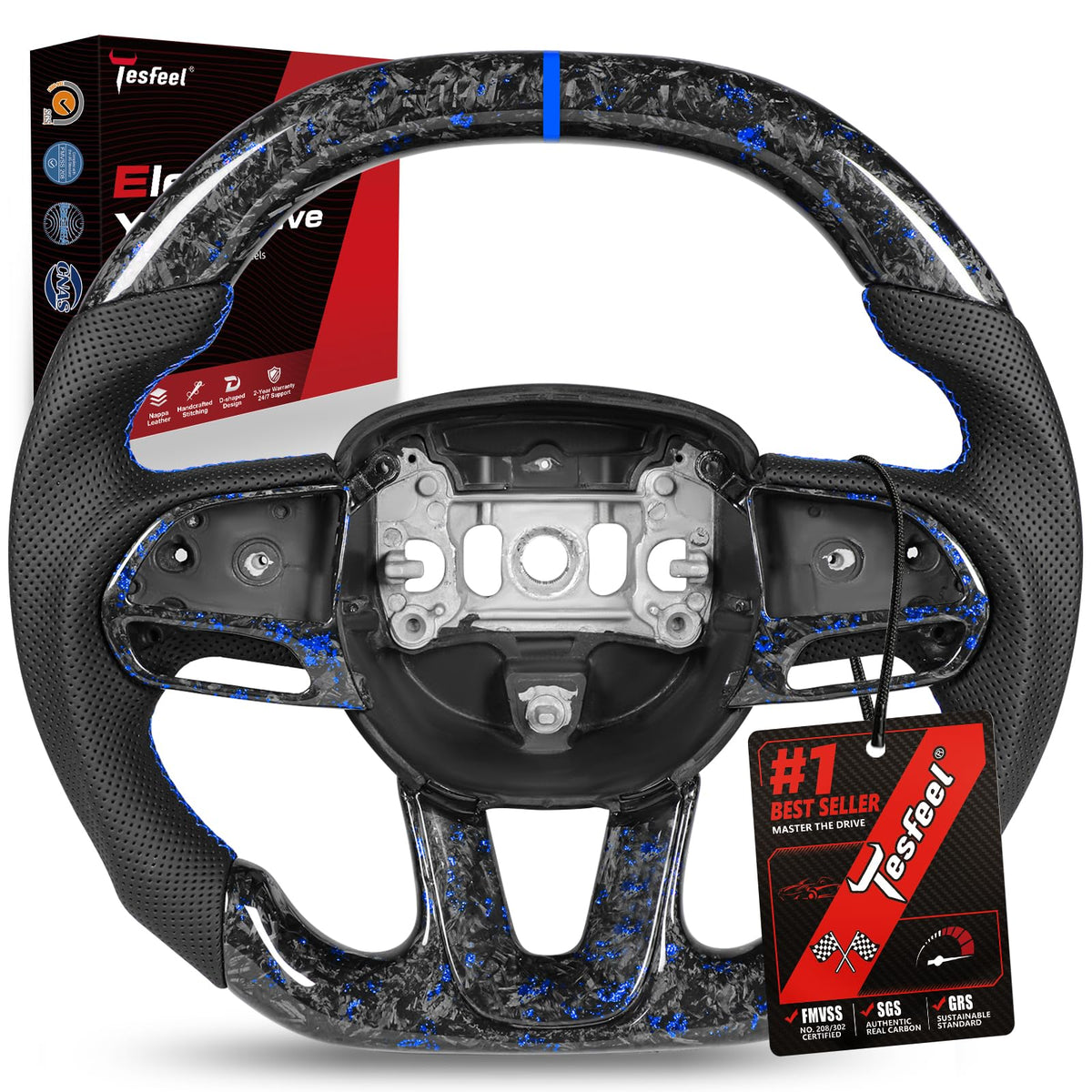 TESFEEL steering wheel for Dodge challenger