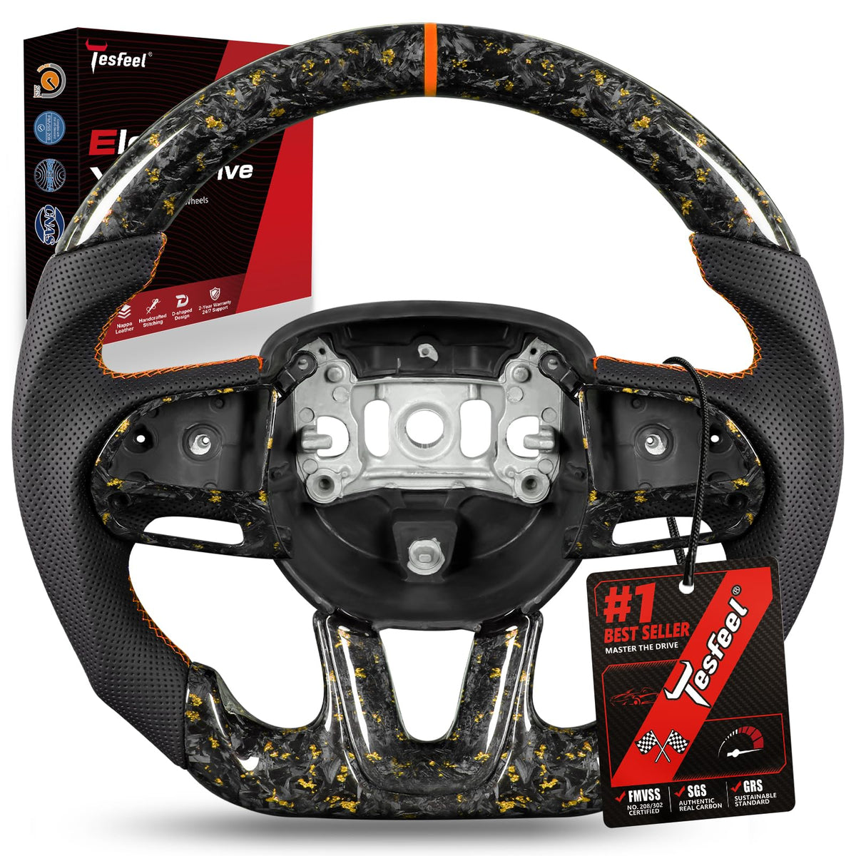 TESFEEL steering wheel for Dodge challenger