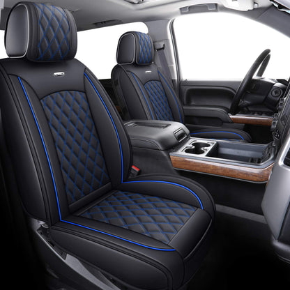 Aierxuan Leather Car Front Seat Covers for Silverado Sierra