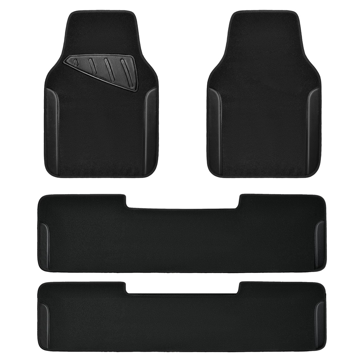 CAR PASS Jelly Waterproof Universal Fit Car Floor Mats