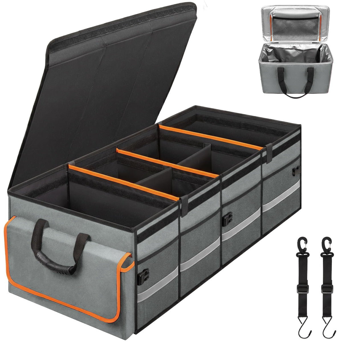 GDNasist Car Trunk Organizer and Storage for Car, SUV & Sedan