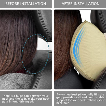 Aukee Memory Foam Car Neck Pillow