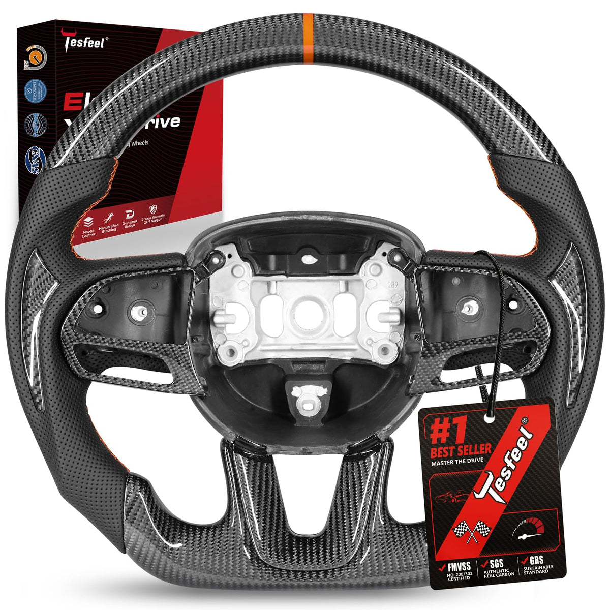 TESFEEL steering wheel for Dodge challenger