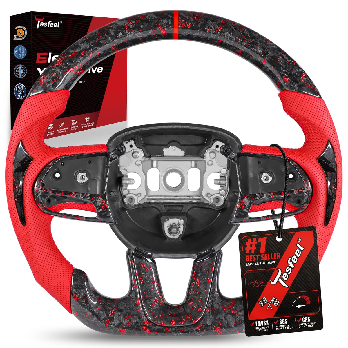 TESFEEL steering wheel for Dodge challenger