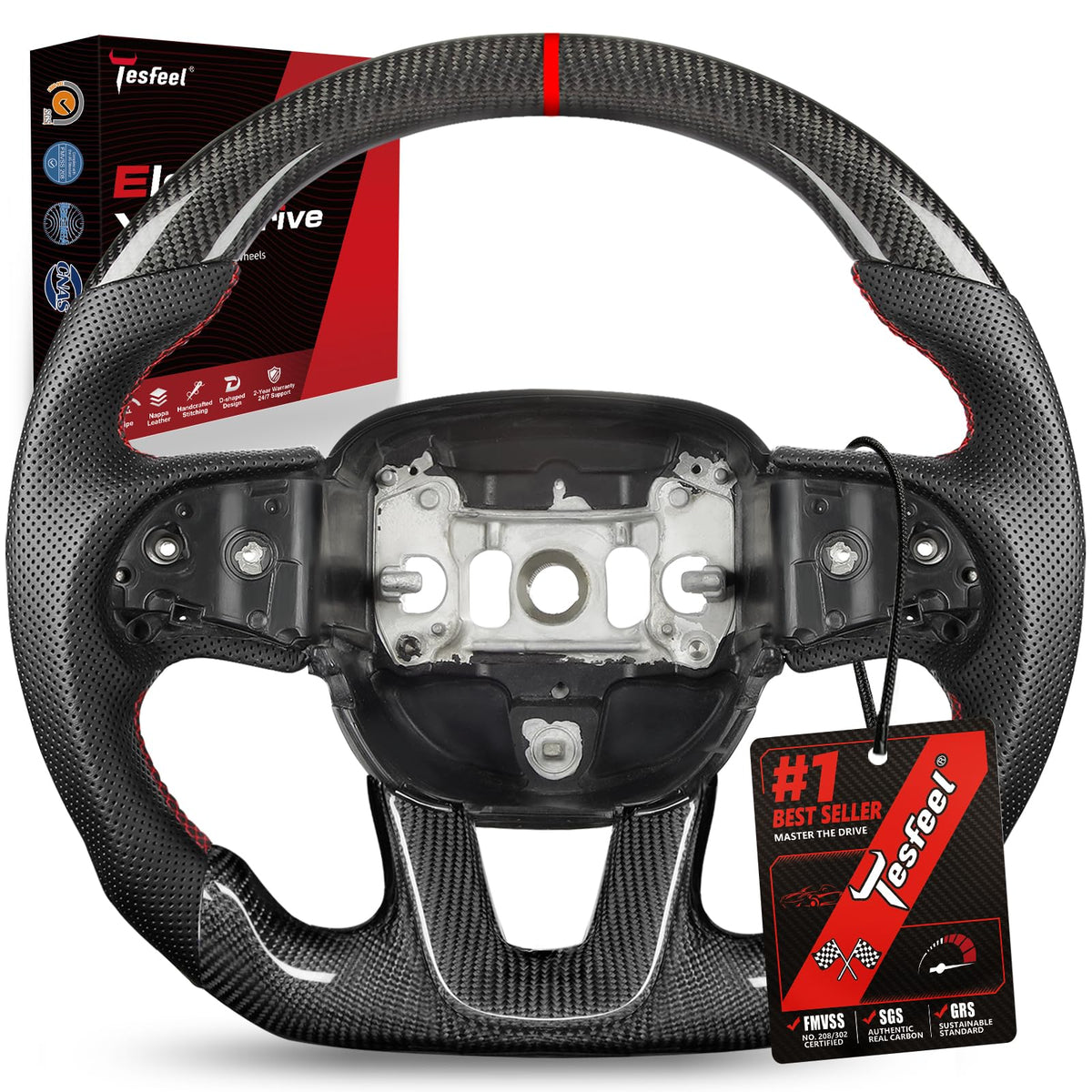 TESFEEL steering wheel for Dodge challenger