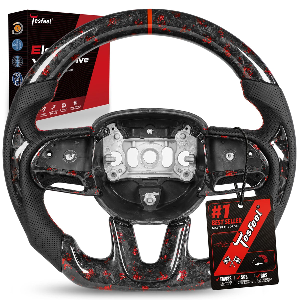 TESFEEL steering wheel for Dodge challenger