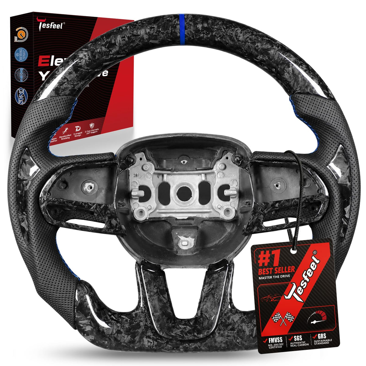 TESFEEL steering wheel for Dodge challenger
