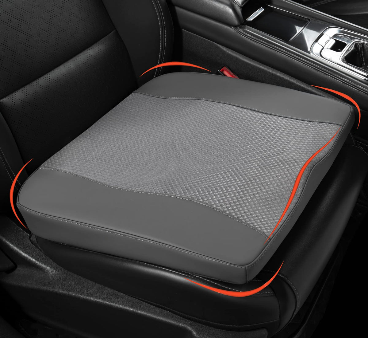 Lofty Aim Car Seat Cushion, Comfort Memory Foam Car Cushions for Driving - Sciatica & Lower Back Pain Relief, Seat Cushion for Car Seat Driver, Office Chair, Wheelchair