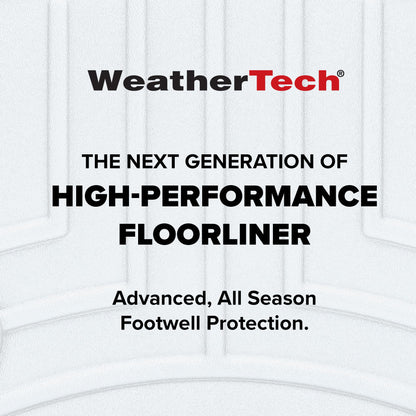 WeatherTech FloorLiner HP Custom Fit Floor Mats for Dodge Ram Truck 2500/3500, Ram 2500/3500-1st & 2nd Row (461545-1-2IM), Grey