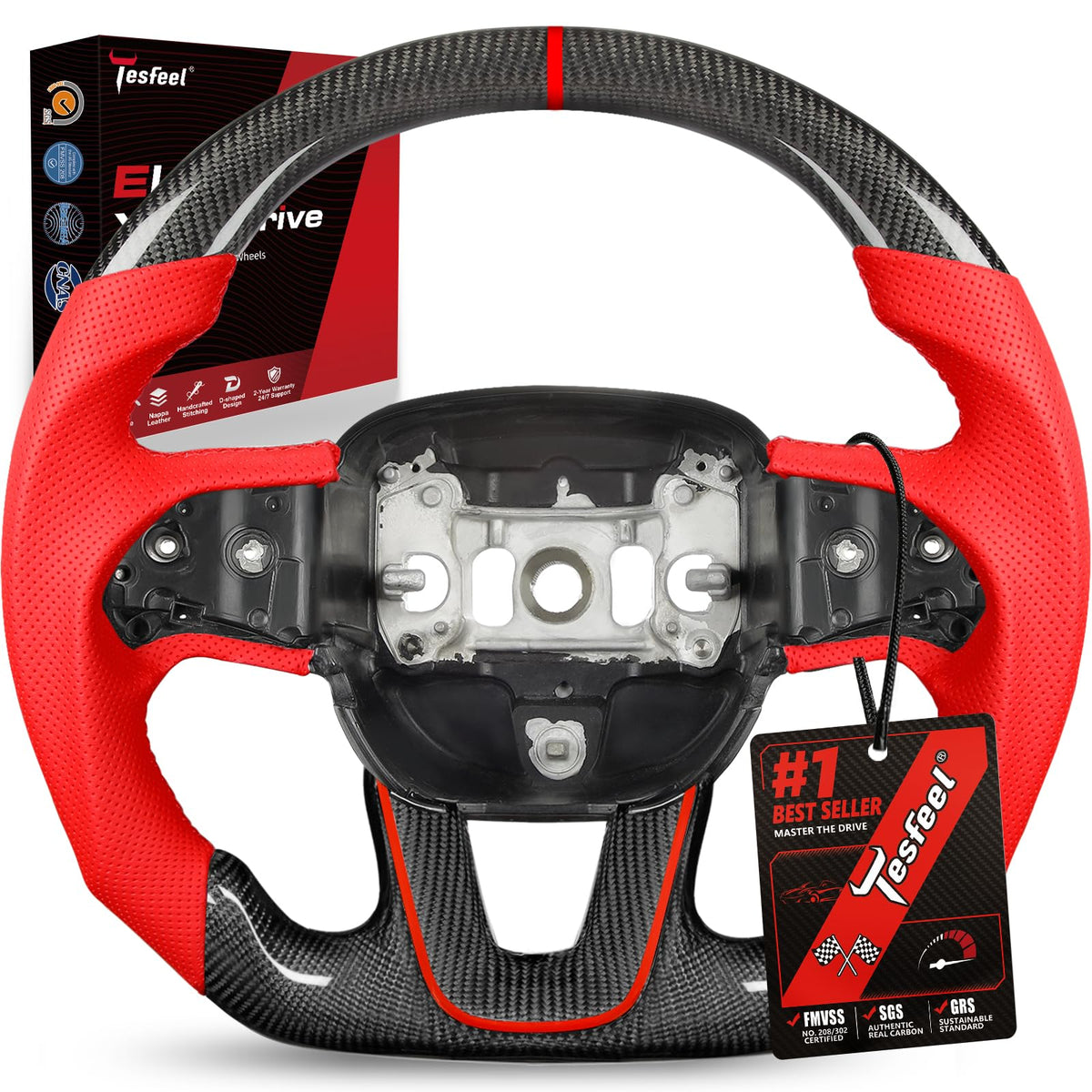 TESFEEL steering wheel for Dodge challenger