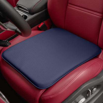 zenzenlife Car Seat Cushion – Breathable Nappa-Style Microfiber Leather & Premium Memory Foam, Non-Slip Seat Pad for Car/SUV/Truck/Office Chair,Lower Back & Hip Support