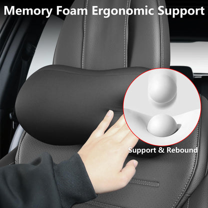 AntDiseno Car Neck Pillow, Car Neck Support with Adjustable Strap