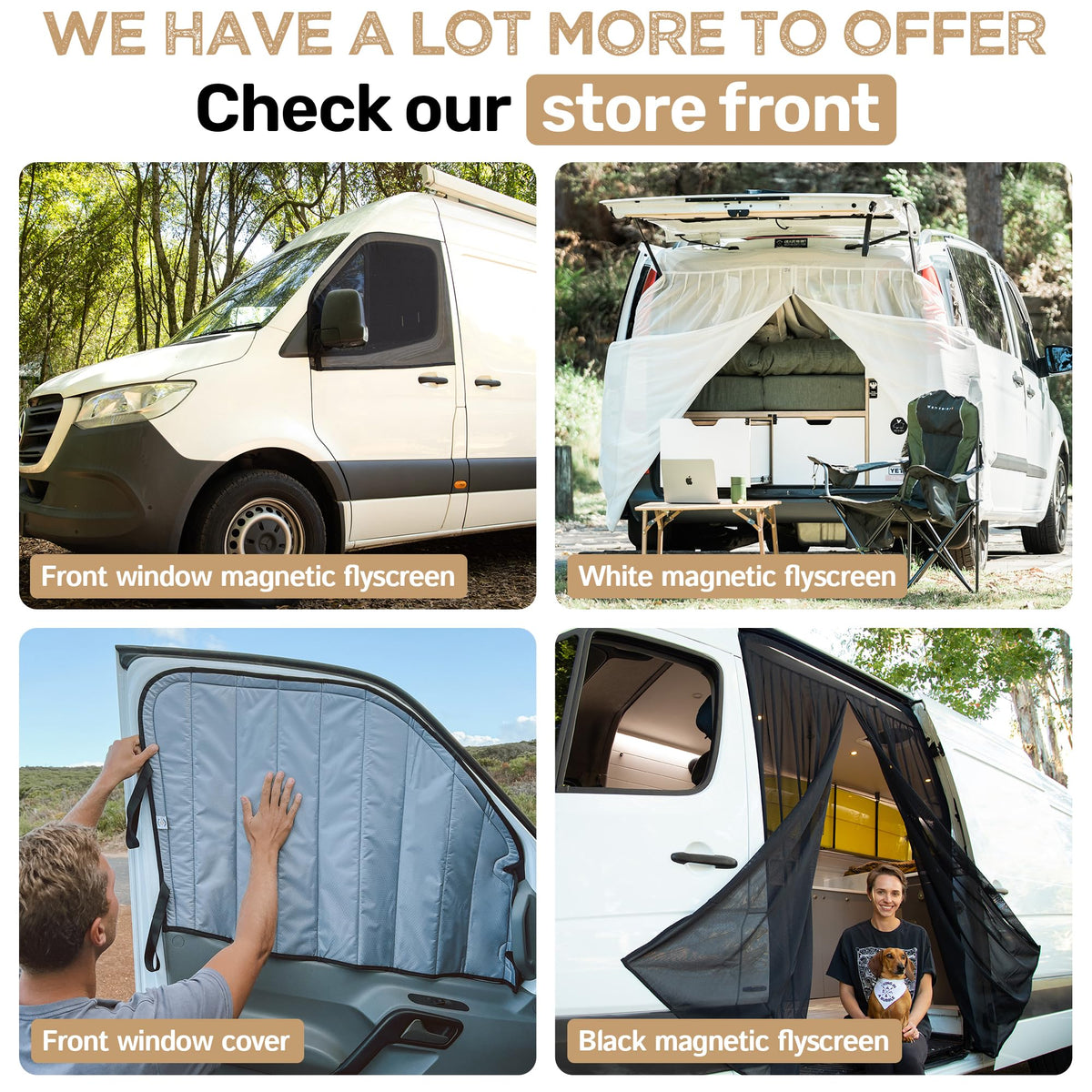 Living in a Bubble Premium Seat Back Organizer Storage for Campervans and Cars