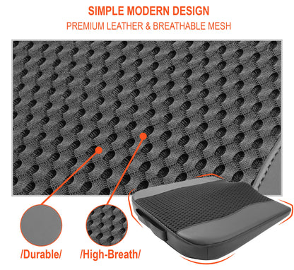 Lofty Aim Car Seat Cushion, Comfort Memory Foam Car Cushions for Driving - Sciatica & Lower Back Pain Relief, Seat Cushion for Car Seat Driver, Office Chair, Wheelchair