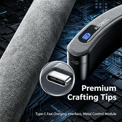 Heated Steering Wheel Cover, Rechargeable Cordless Car Warmer