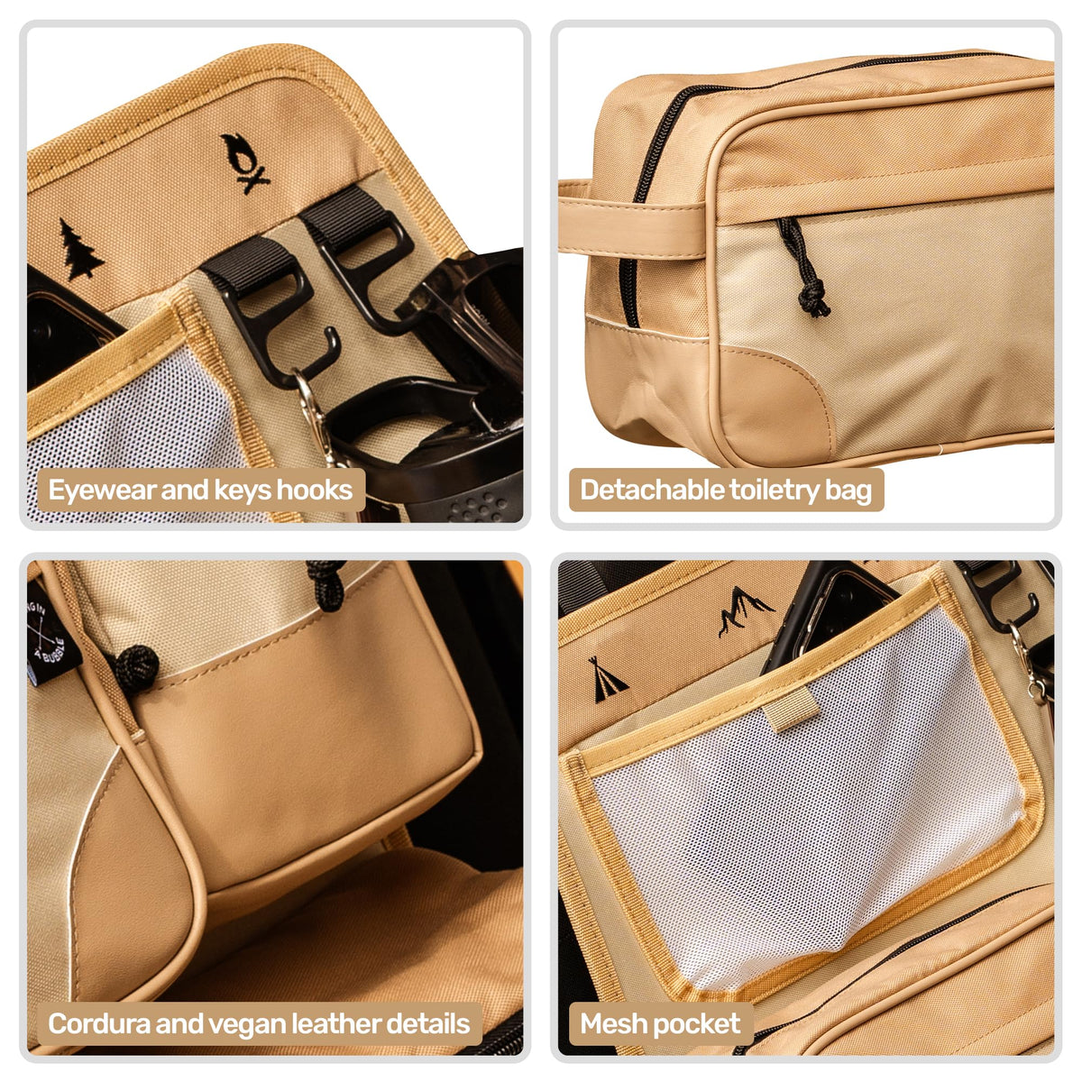 Living in a Bubble Premium Seat Back Organizer Storage for Campervans and Cars